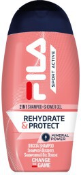 Fila Shampoo & Showergel 2in1 Rehydrate & Protect 250 ml