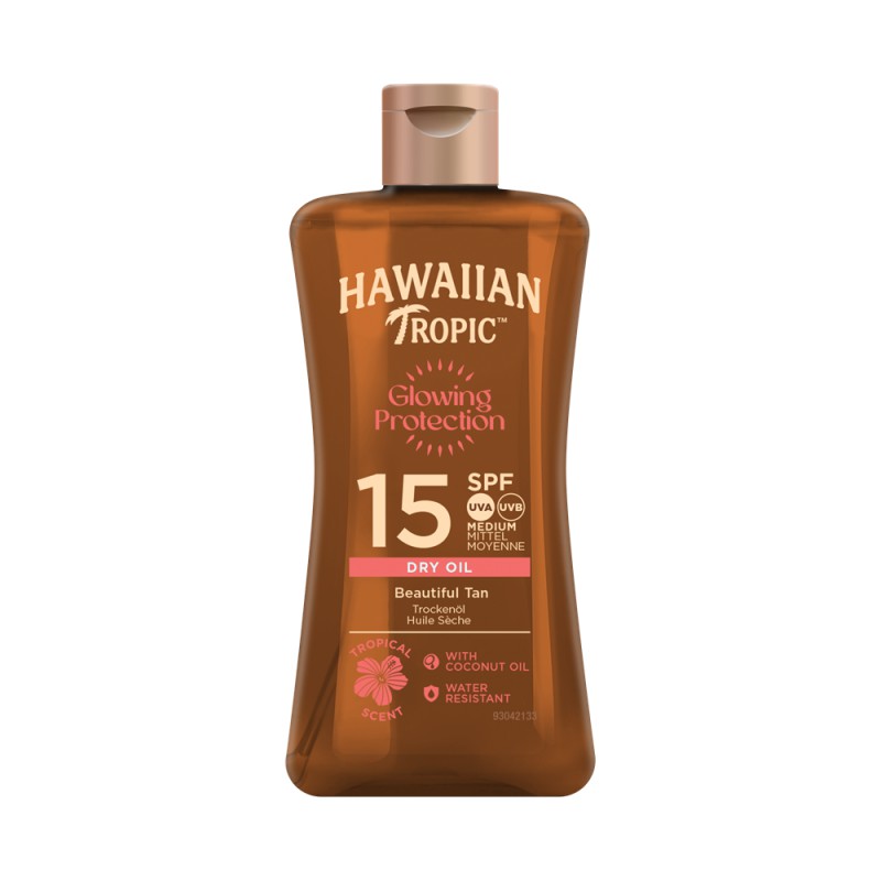 Hawaiian Tropic Glowing Protection Dry Oil SPF15 100 ml