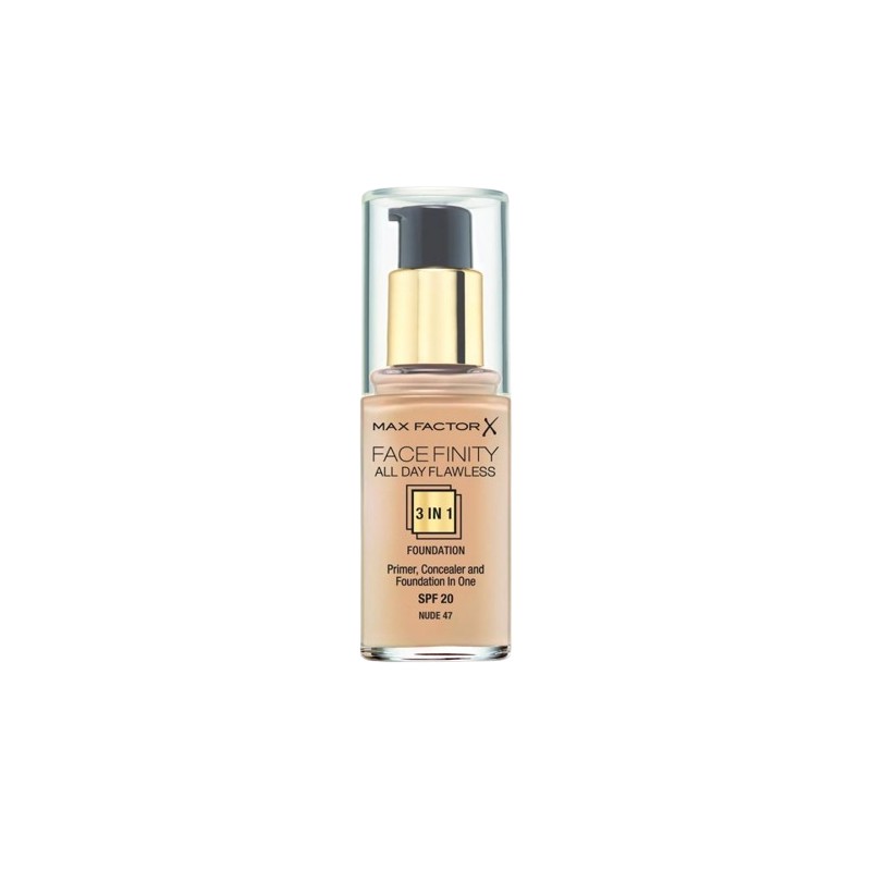 Max Factor Facefinity 3in1 Foundation Nude 47