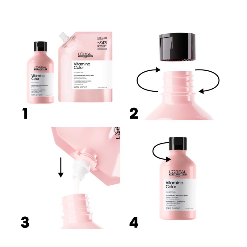 L'Oréal Professionnel Vitamino Color Shampoo Refill 750ml