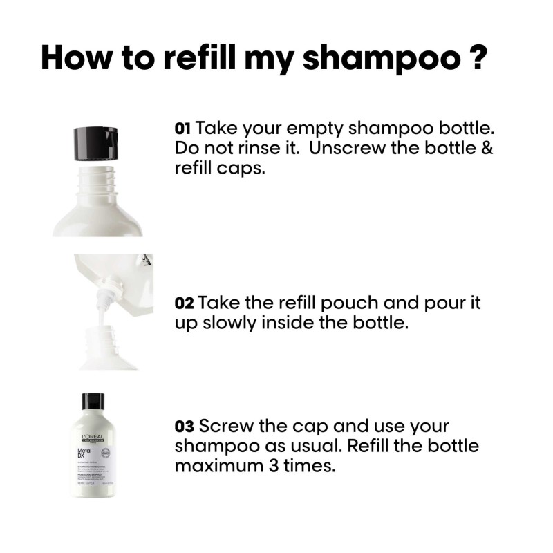 L'Oreal Professionnel Metal DX Shampoo Refill 500ml