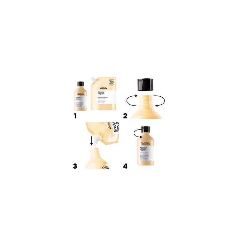 L'Oréal Professionnel Absolut Repair Gold Shampoo Refill 500ml L'Oréal Professionnel Absolut Repair Gold Shampoo Refill 500ml