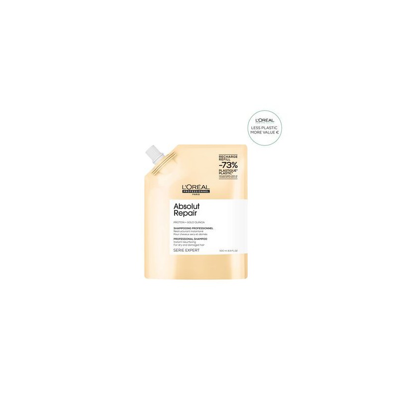 L'Oréal Professionnel Absolut Repair Gold Shampoo Refill 500ml L'Oréal Professionnel Absolut Repair Gold Shampoo Refill 500ml