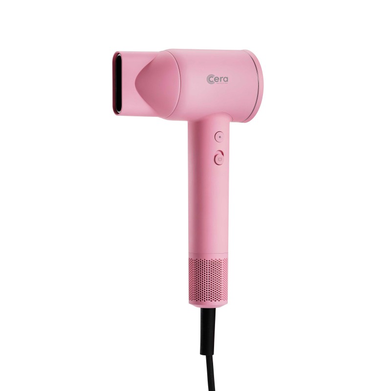 Cera PRO BLDC Hairdryer Black - Fön, Pastellrosa