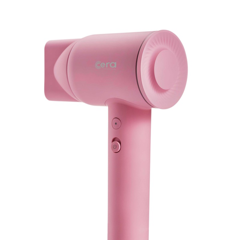 Cera PRO BLDC Hairdryer Black - Fön, Pastellrosa