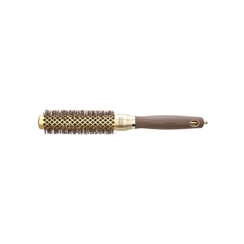 Olivia Garden Expert Blowout Speed - Wavy Bristles Gold&Brown 25