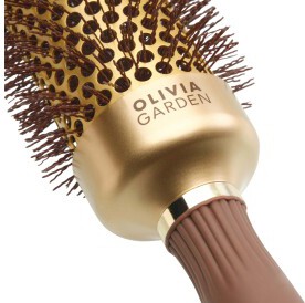Olivia Garden Expert Blowout Speed - Wavy Bristles Gold&Brown 25 (2)