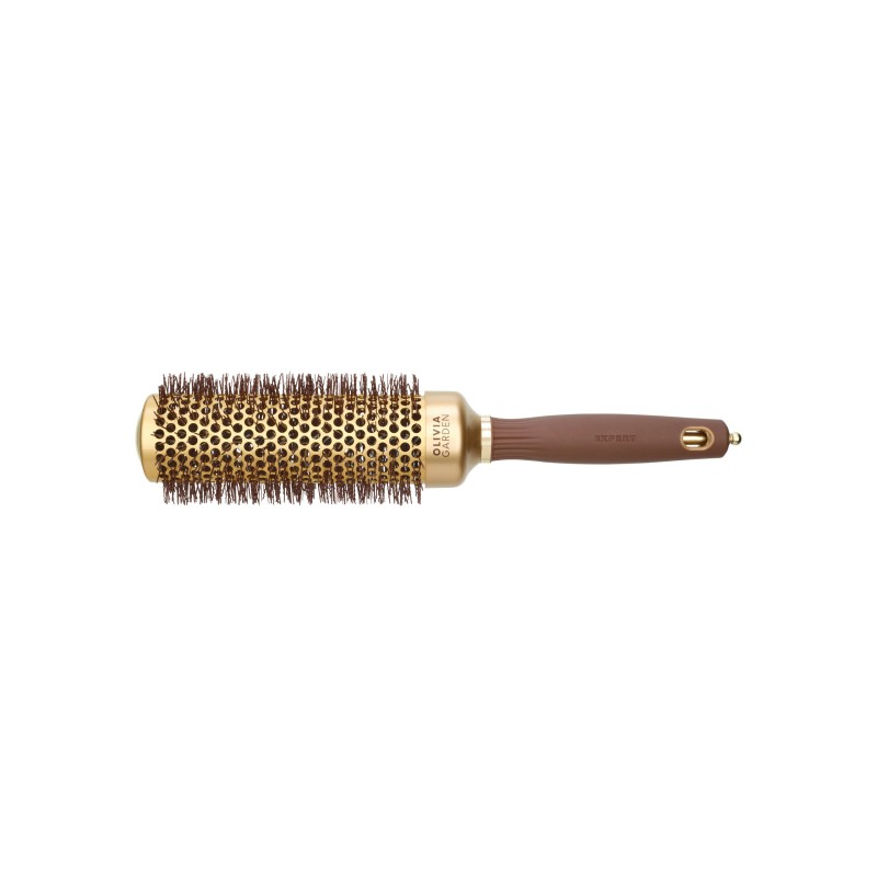 Olivia Garden Expert Blowout Speed - Wavy Bristles Gold&Brown 45