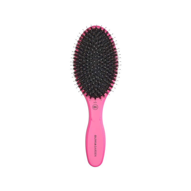 Olivia Garden Expert Care Oval - Boar & Nylon Bristles Pink