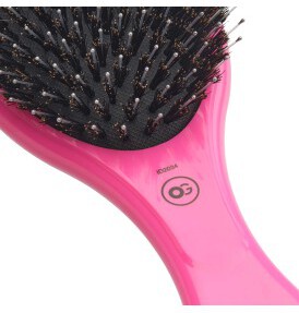 Olivia Garden Expert Care Oval - Boar & Nylon Bristles Pink (2)