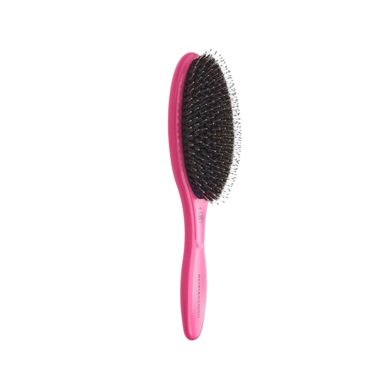 Olivia Garden Expert Care Oval - Boar & Nylon Bristles Pink
