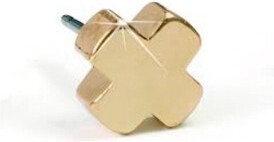 Blomdahl Golden Titanium Cross 7mm