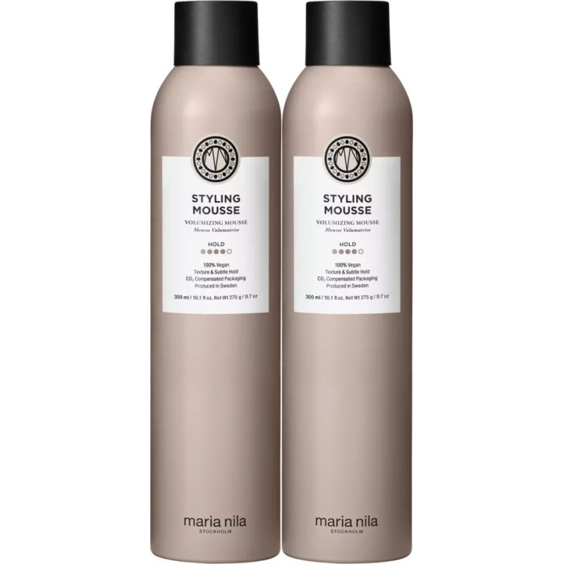 Maria Nila Style & Finish Styling Mousse 300 ml x 2