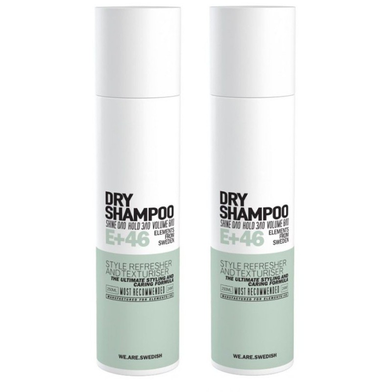 E+46 Opigmenterat Torr Shampoo 250ml x2
