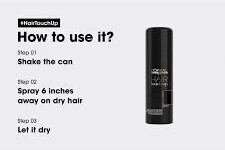L'Oréal Professionnel Hair Touch Up - Black 75ml