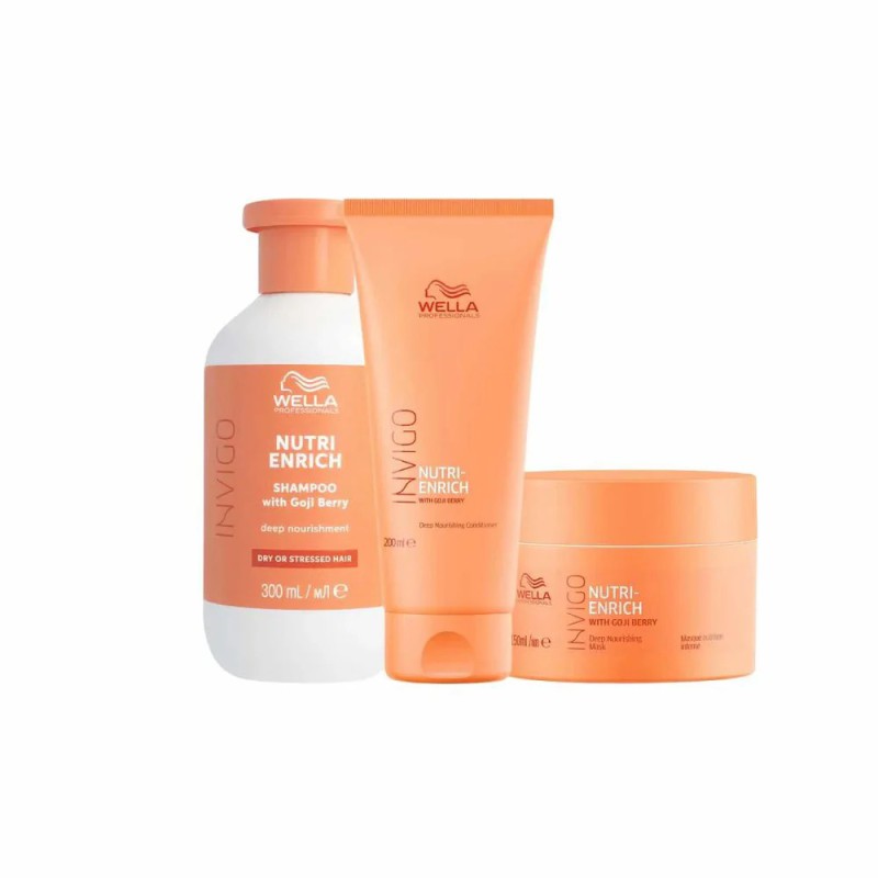 Wella Invigo Nutri-Enrich Shampoo 250ml + Conditioner 200ml + Mask 150ml