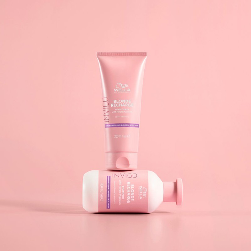 Wella INVIGO Cool Blond Shampoo 250ml + Blond Conditioner 200ml