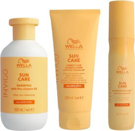 Wella INVIGO Sun Protect Spray 150ml + Sun Hair & Body Shampoo 250ml + Sun Conditioner 200ml