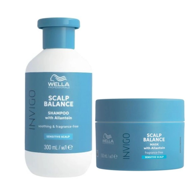Wella INVIGO Clean Scalp Shampoo 250ml + Calm Sensitive Mask 150ml