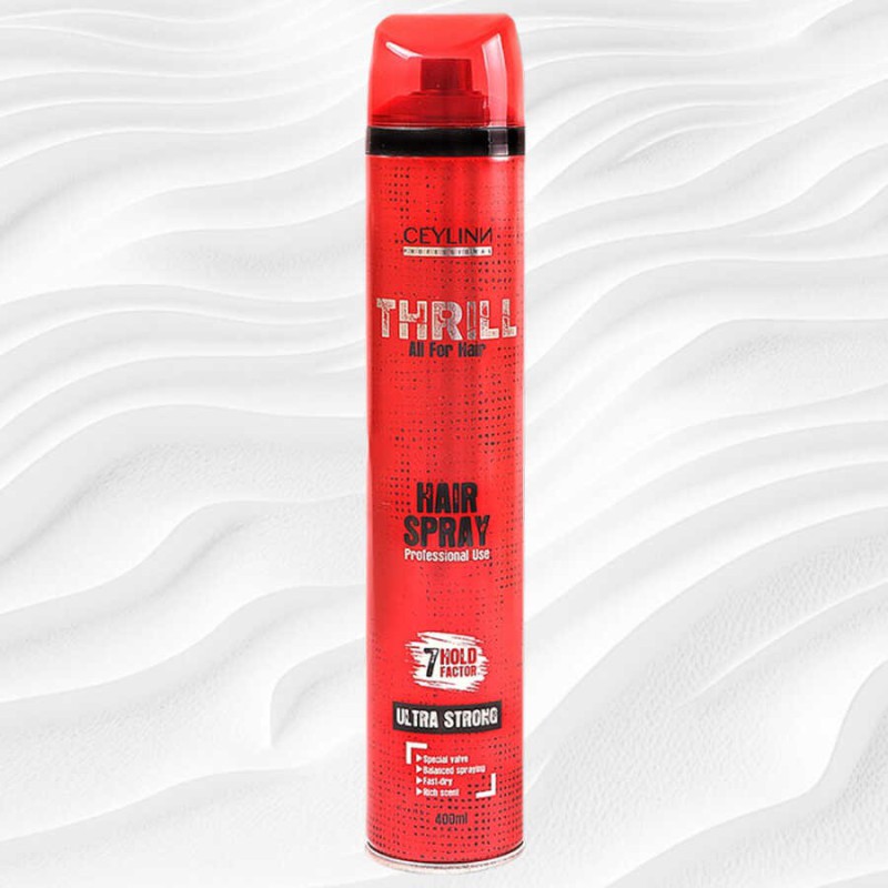 Ceylinn Thrill Hair Spray Ultra Strong 400ml Ceylinn Thrill Hair Spray Ultra Strong 400ml