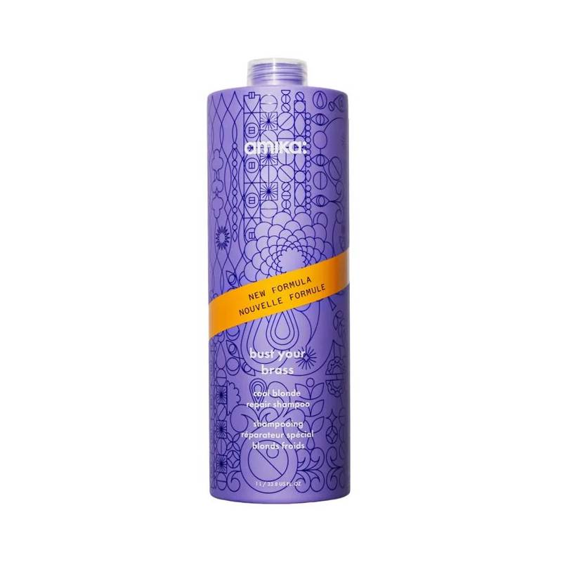 Amika Bust Your Brass Cool Blonde Repair Shampoo 1000 ml