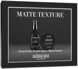 Nõberu Stockholm Giftbox Matte Texture - Ocean Powder 150ml - Matte Pommade 80ml