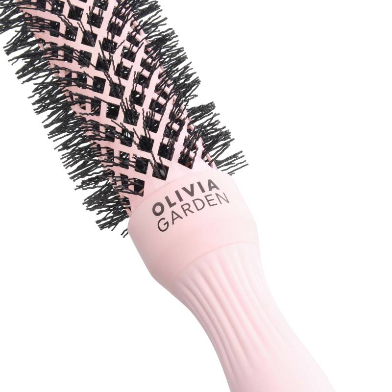 Olivia Garden Expert Blowout Speed Wavy Bristles Pastel Pink 25