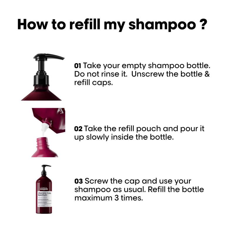 L'Oréal Professionnel Vitamino Color Spectrum Shampoo Refill 1000ml