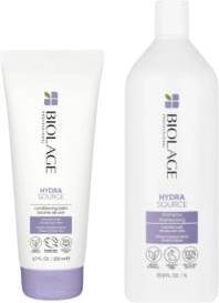 Matrix Biolage Hydrasource Shampoo 1000ml Hydrasource Conditioner 200ml Duo