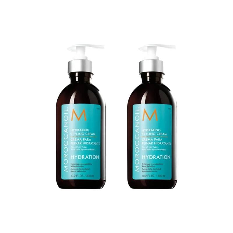 Moroccanoil Hydrating Styling Cream Duo – Fuktgivande Stylingkräm 2 × 300 ml