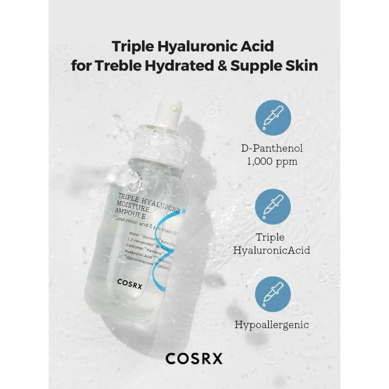 Cosrx Hydrium Triple Hyaluronic Moisture Ampoule Cosrx Hydrium Triple Hyaluronic Moisture Ampoule