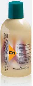 Kleral The Wave Nr 01 1000 ml – Professionell permanent vätska för tjockt och svårt hår
