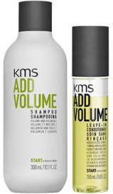 KMS Add Volume Shampoo 300 ml + KMS Add Volume Leave-In Conditioner 150 ml Duo