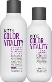 KMS Color Vitality Blonde Shampoo 300 ml + KMS Color Vitality Blonde Conditioner 250 ml Duo
