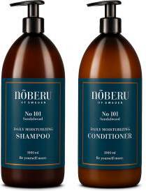 Noberu Daily Moisturizing Shampoo 1000 ml & Daily Moisturizing Conditioner 1000 ml