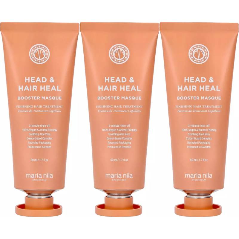 Maria Nila Head & Hair Heal Booster Masque 50ml – Trio Pack (3-pack)