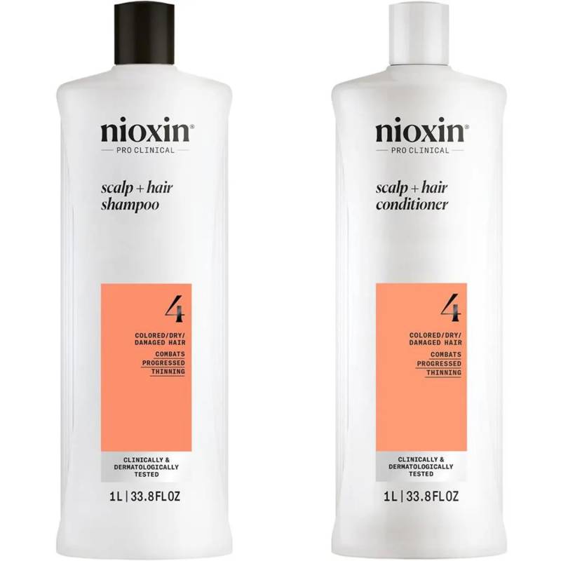 Nioxin System 4 Shampoo 1000 ml + Conditioner 1000 ml Duo