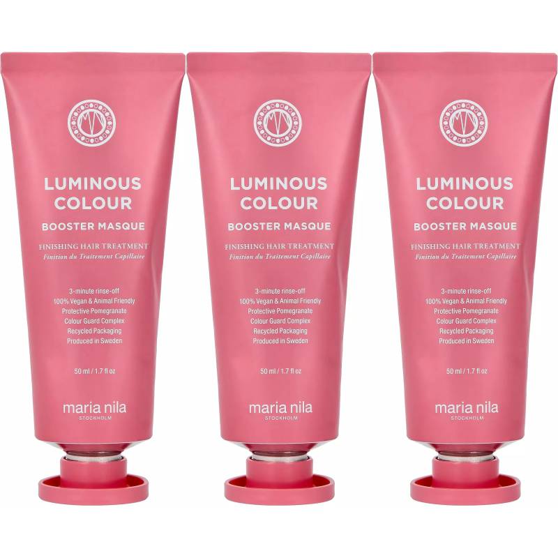 Maria Nila Luminous Colour Booster Masque 50 ml x 3