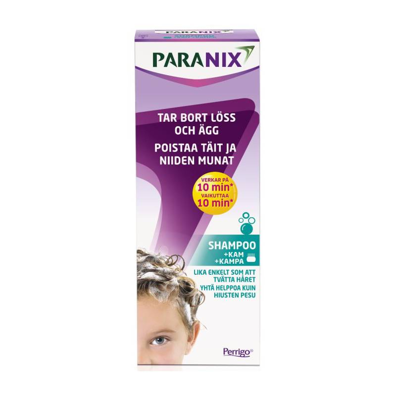 Paranix Lusschampo 200 ml – giftfritt schampo mot huvudlöss
