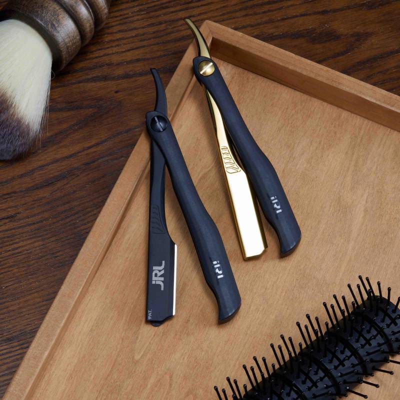 JRL Magnetic Straight Edge Razor, Gold