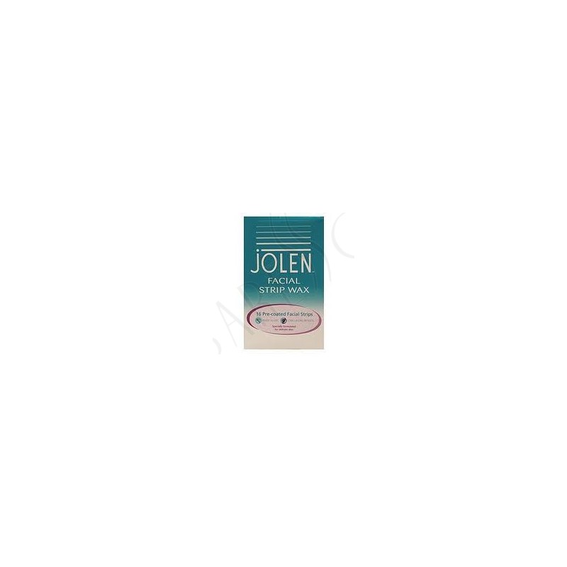 Jolen Facial Wax Strips x 16 Strips